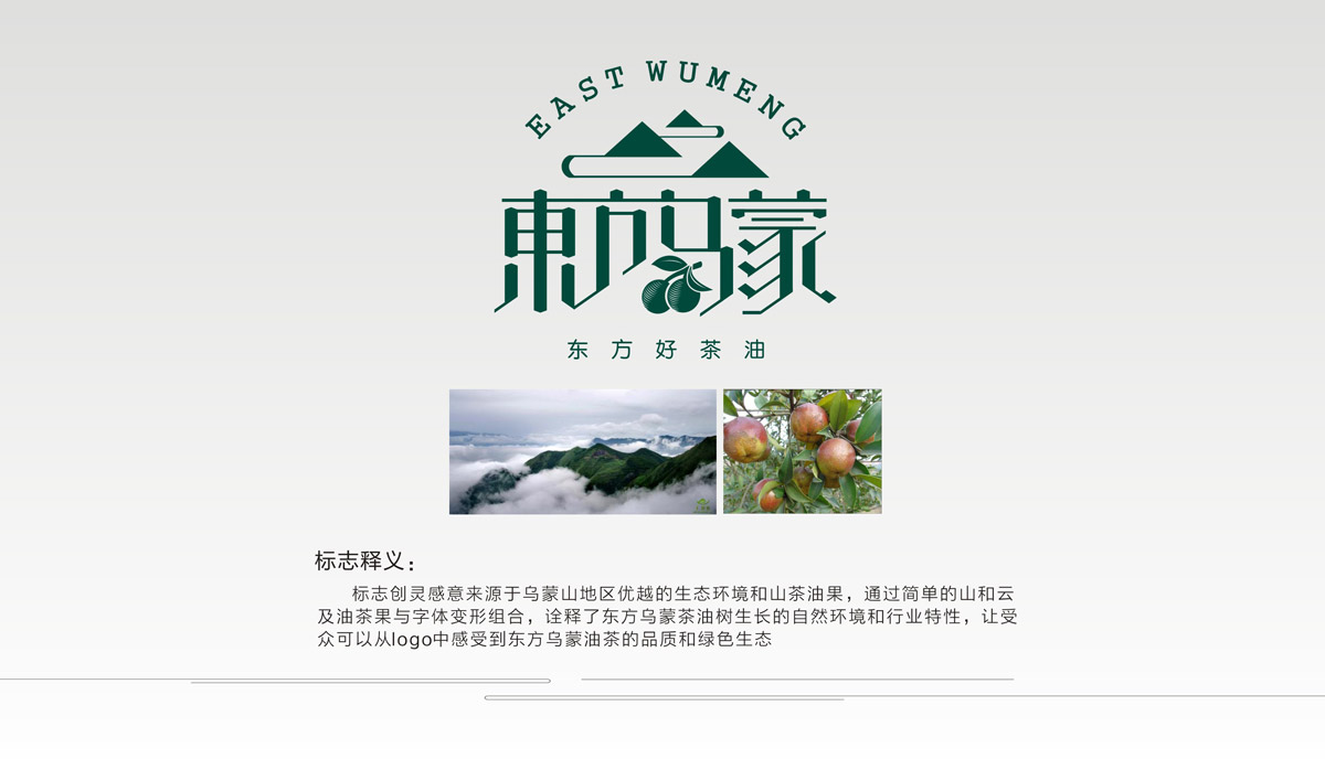 东方乌蒙山茶油产品LOGO设计_成都山茶油LOGO设计公司_成都茶油品牌设计公司