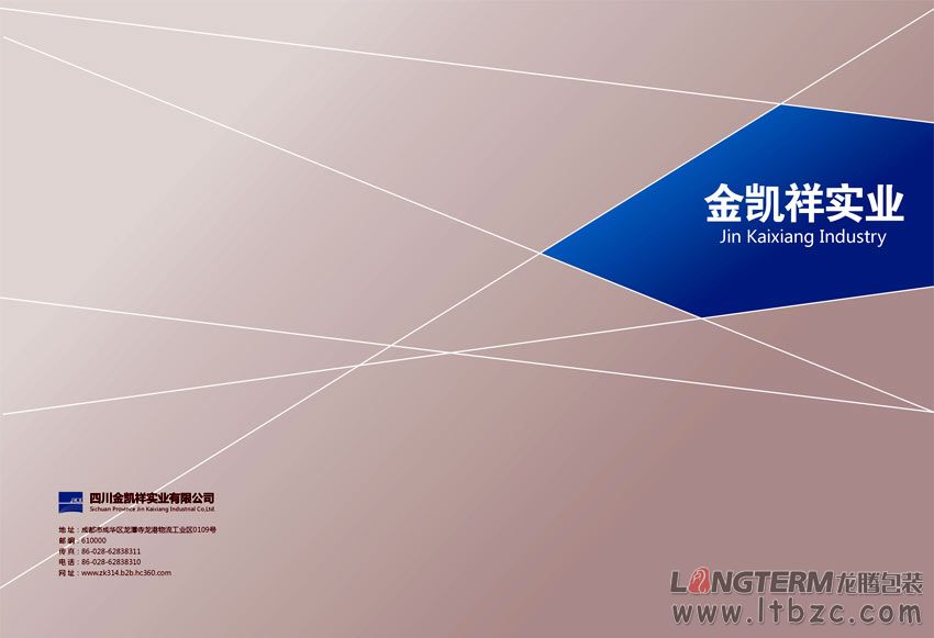 四川金凯祥实业有限公司画册设计